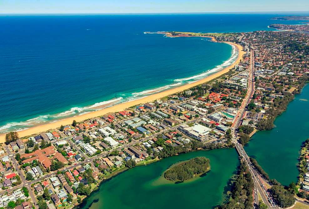 Narrabeen Lagoon is located in Sydney's Northern Beaches.