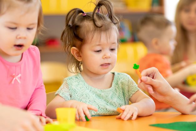 young child learning