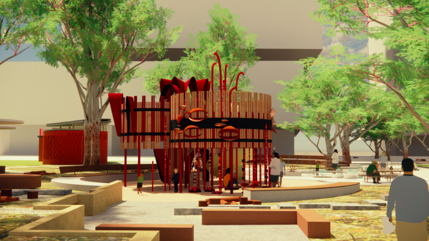 Construction is due to be completed in July