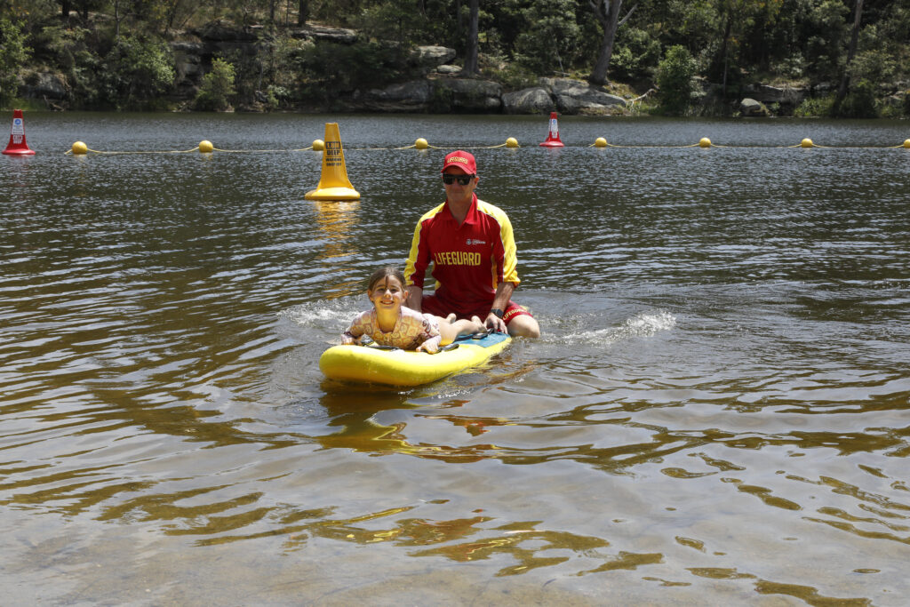 Lifeguards at Lake Parramatta