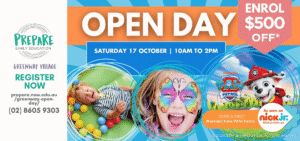 FREE FAMILY EVENT – PREPARE GREENWAY VILLAGE OPEN DAY